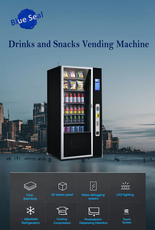 Blue-1003C-BK-TNH-Combo Vending Machine