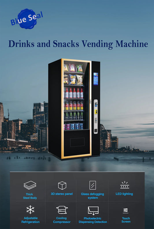 Blue-1003C-GD-TNH-Combo Vending Machine
