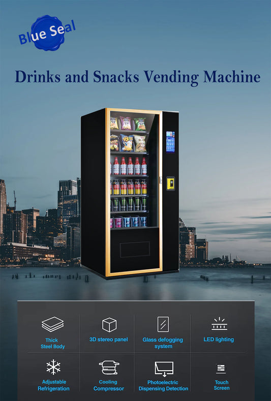 Blue-1003C-GD-TCR-Combo Vending Machine