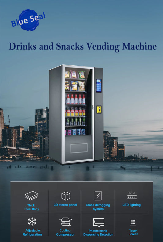 Blue-1003C-GR-TCR-Combo Vending Machine