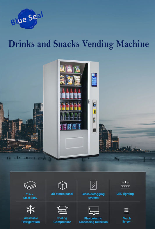Blue-1003C-SL-TNH-Combo Vending Machine