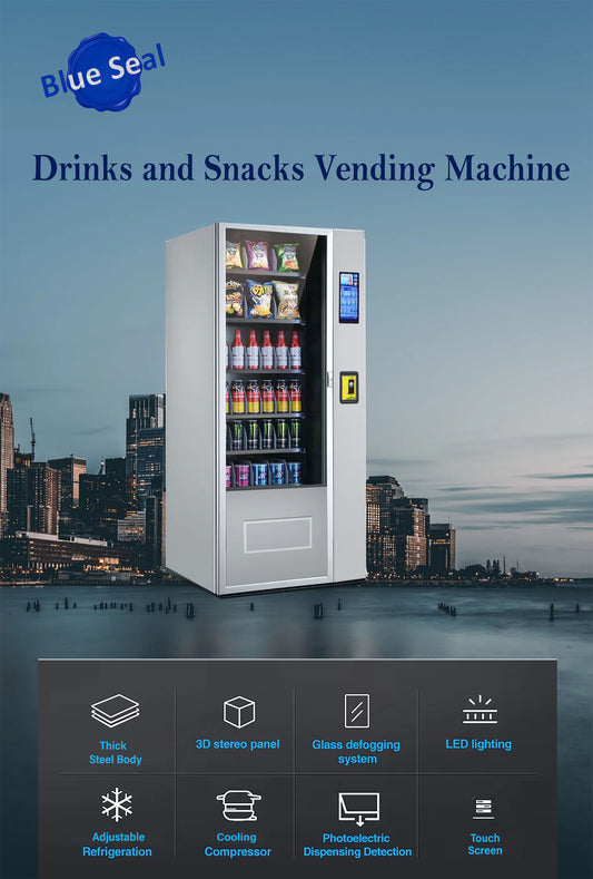 Blue-1003C-SL-TCR-Combo Vending Machine
