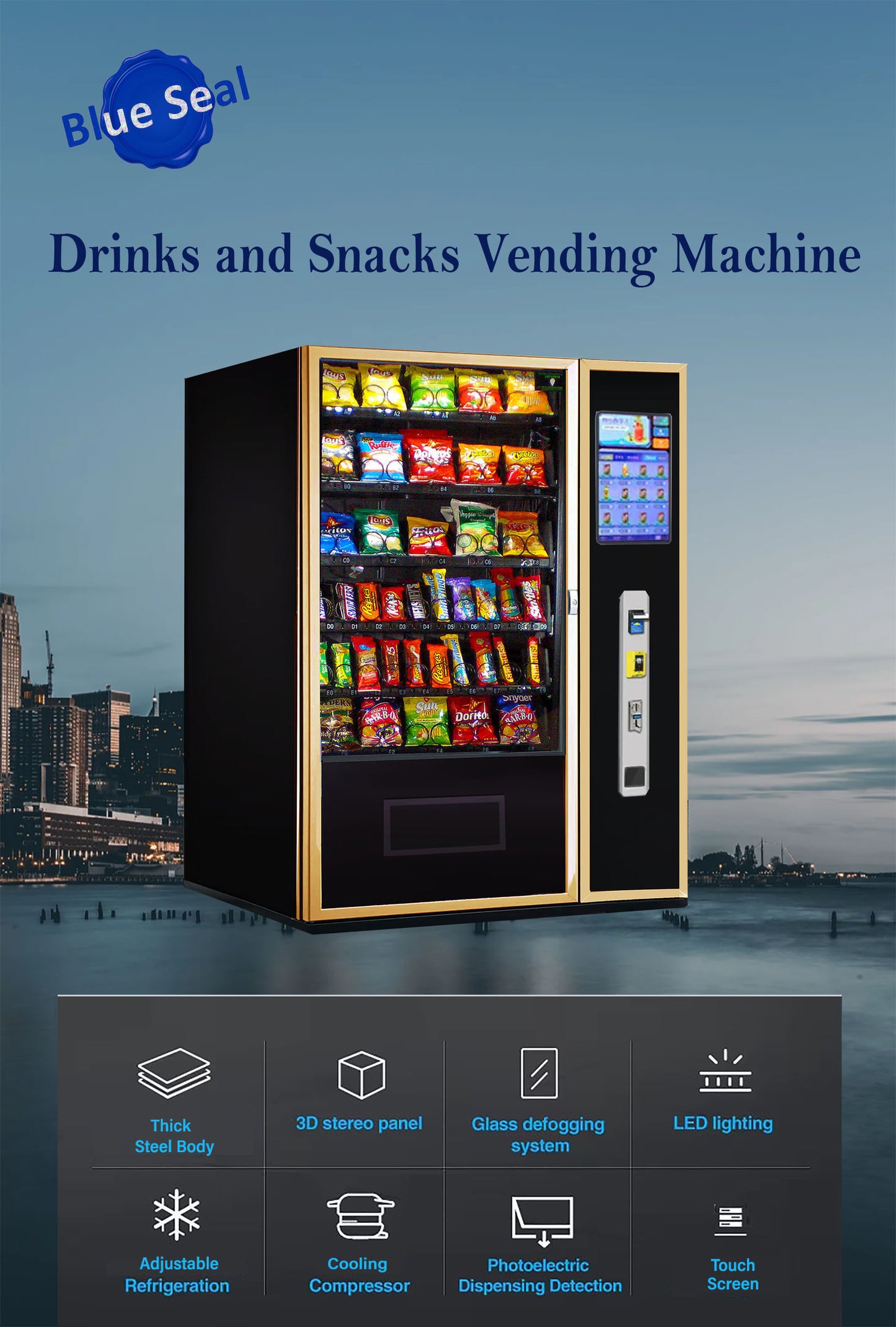 Blue-1005C-GD-TNH-Combo Vending Machines