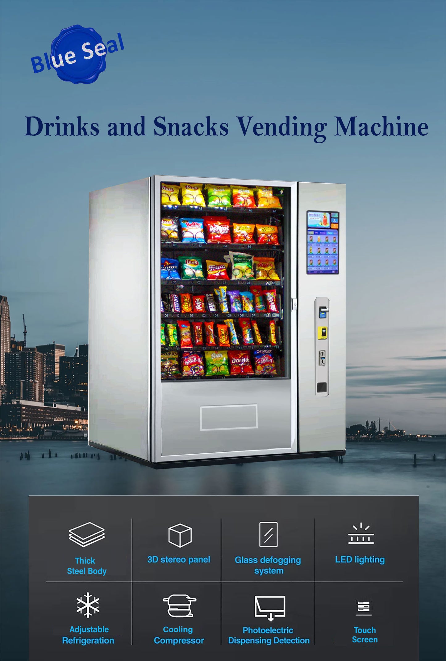 Blue-1005C-SV-TNH-Combo Vending Machines