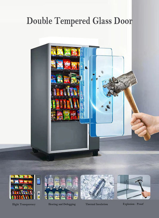 Blue-1003C-BK-TCR-Combo Vending Machine